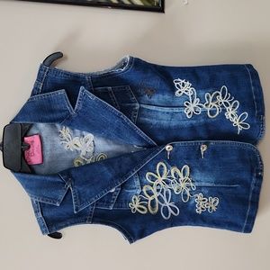 Women's Carol's Denims Jean Vest Size Small